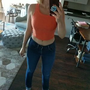 Orange Crop Top